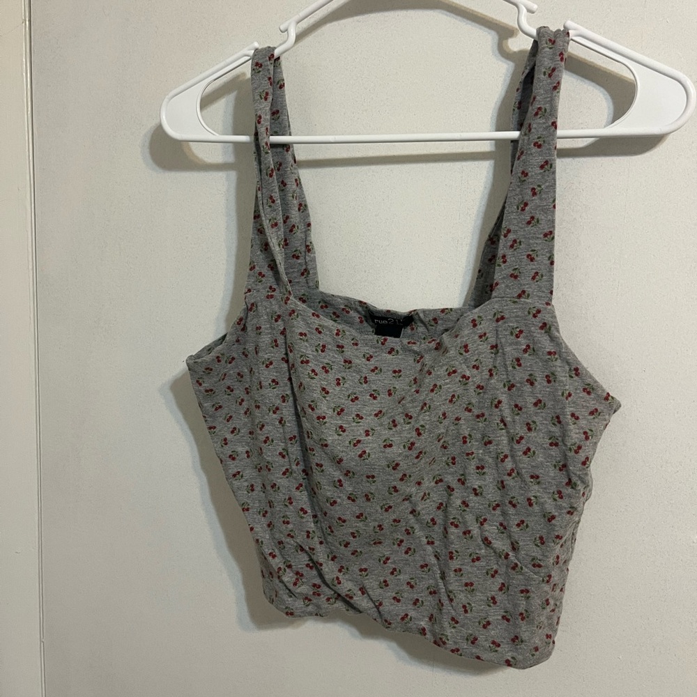 Charlotte Russe Cherry Tank